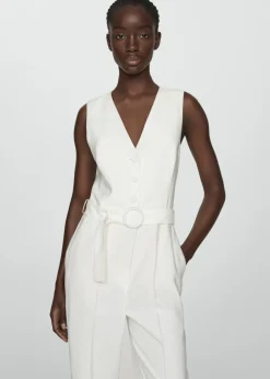 MANGO Sukienki I Kombinezony*Długi kombinezon w paski