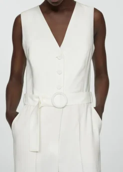 MANGO Sukienki I Kombinezony*Długi kombinezon w paski