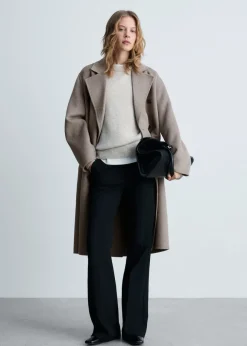 MANGO Płaszcze*Długi płaszcz handmade oversize