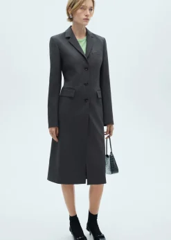 MANGO Płaszcze*Długi płaszcz w sartorialnym stylu