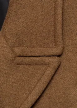 MANGO Płaszcze*Długi płaszcz wełniany z teksturą