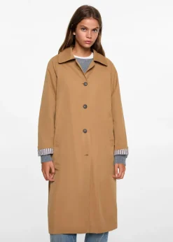 MANGO Płaszcze I Kurtki*Długi trencz w klasycznym stylu