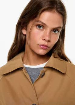 MANGO Płaszcze I Kurtki*Długi trencz w klasycznym stylu