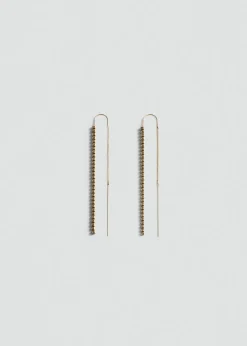 MANGO Biżuteria*Długie kolczyki z kryształkami