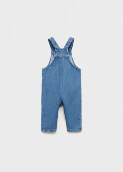 Dzieci MANGO Sukienki I Kombinezony|Kombinezony I Ogrodniczki*Długie ogrodniczki dżinsowe