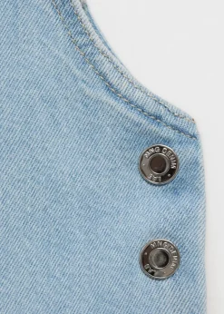 Dzieci MANGO Sukienki I Kombinezony*Długie ogrodniczki dżinsowe