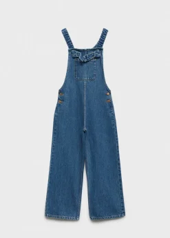 Dzieci MANGO Sukienki I Kombinezony*Długie ogrodniczki dżinsowe