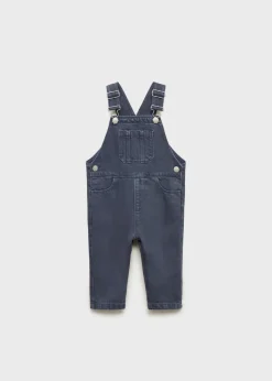 Dzieci MANGO Dżinsy*Długie ogrodniczki dżinsowe
