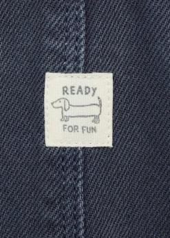 Dzieci MANGO Dżinsy*Długie ogrodniczki dżinsowe