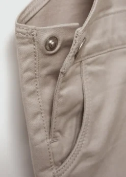 Dzieci MANGO Dżinsy*Długie ogrodniczki z kieszeniami