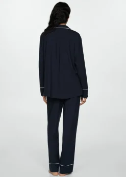 MANGO Piżamy|Piżamy*Dwuczęściowa piżama z obszyciem