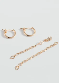 MANGO Biżuteria*Dwuczęściowe kolczyki