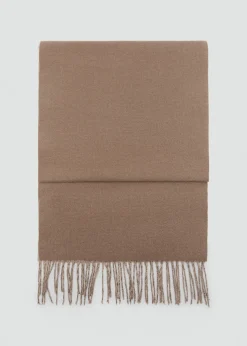 MANGO Szaliki, Czapki I Rękawiczki*Dwukolorowy szalik z frędzlami