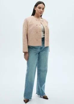 MANGO Kurtki*Dwurzędowa kurtka tweedowa