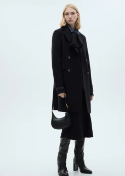 MANGO Płaszcze*Dwurzędowy płaszcz z wełny