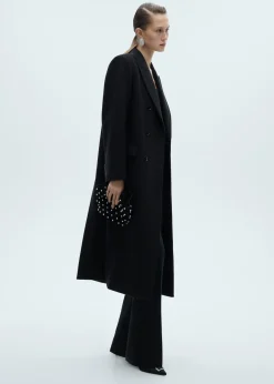 MANGO Płaszcze*Dwurzędowy płaszcz z wełny