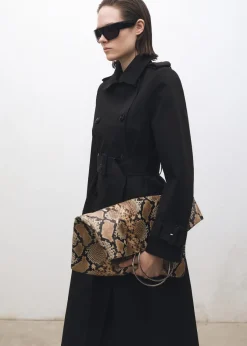 MANGO Płaszcze*Dwurzędowy trencz z bawełny