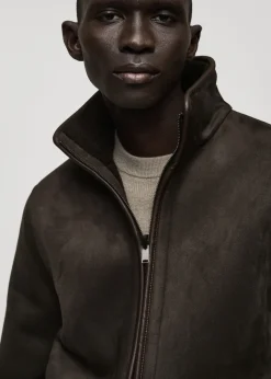 MANGO Kurtki I Koszule Wierzchnie|Płaszcze*Dwustronna kurtka z baranka