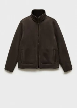 MANGO Kurtki I Koszule Wierzchnie|Płaszcze*Dwustronna kurtka z baranka