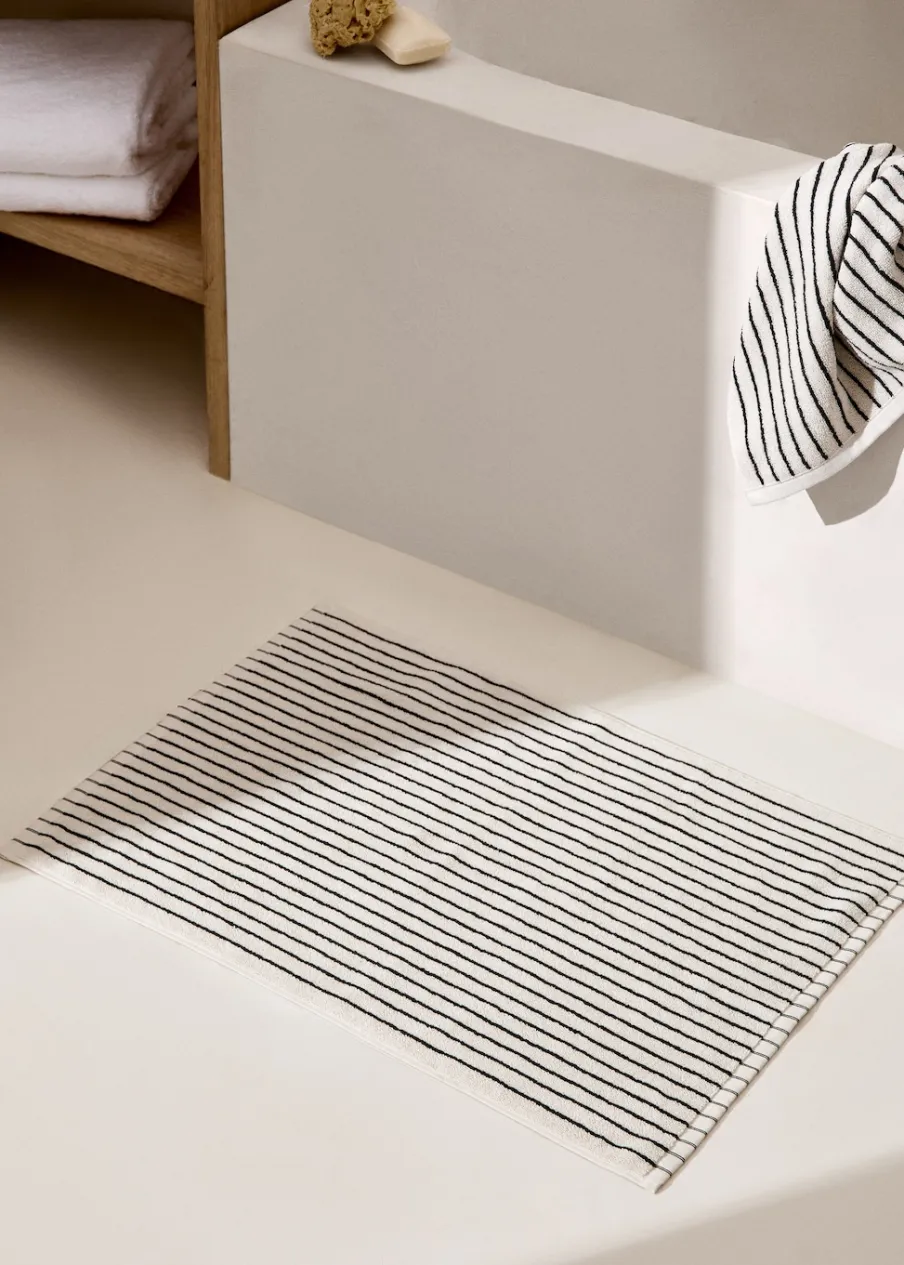 MANGO Dywaniki*Dywanik łazienkowy z bawełny w paski