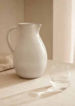 MANGO Zastawa Stołowa|Szklanki I Kieliszki*Dzbanek z terakoty z uchwytem