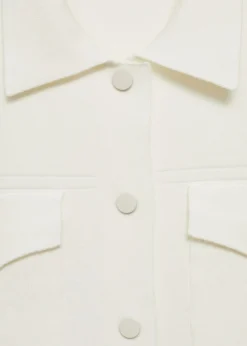 MANGO Kamizelki*Dzianinowa kamizelka z kieszeniami