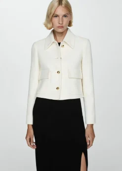 MANGO Spódnice*Dzianinowa spódnica ołówkowa z rozcięciem