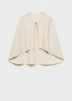 Dzieci MANGO Swetry I Kardigany*Dzianinowe ponczo