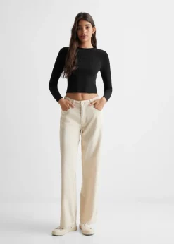 MANGO Swetry I Kardigany*Dzianinowy sweter z rozcięciami