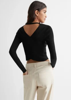 MANGO Swetry I Kardigany*Dzianinowy sweter z rozcięciami