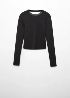 MANGO Swetry I Kardigany*Dzianinowy sweter z rozcięciami