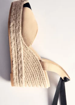 MANGO Buty*Espadryle wiązane wokół kostki