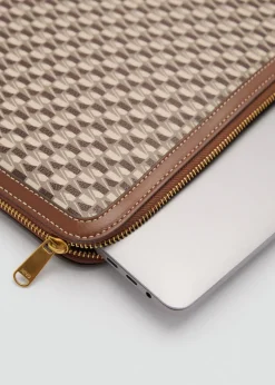 MANGO Galanteria Skórzana*Etui na laptopa z nadrukiem i logo