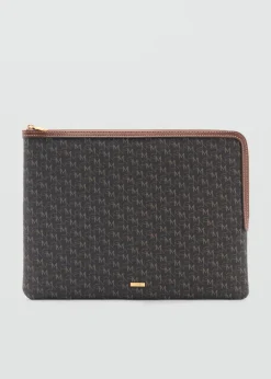 MANGO Galanteria Skórzana|Więcej Akcesoriów*Etui na laptopa z nadrukiem logo