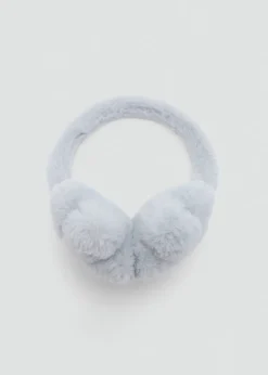 Dzieci MANGO Szaliki I Czapki*Futrzane nauszniki w kształcie kwiatu