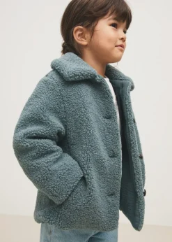 Dzieci MANGO Płaszcze*Futrzany płaszcz