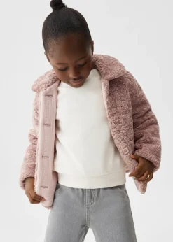 Dzieci MANGO Płaszcze*Futrzany płaszcz