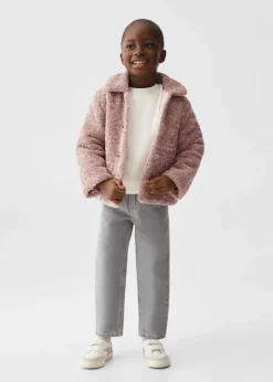 Dzieci MANGO Płaszcze*Futrzany płaszcz