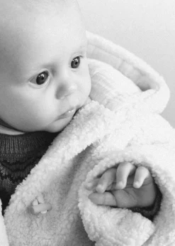 Dzieci MANGO Płaszcze|Płaszcze I Kurtki*Futrzany płaszcz z kapturem