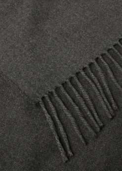 MANGO Koce|Koce*Gładki koc z frędzlami 130 x 180 cm