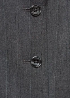 MANGO Kamizelki*Garniturowa kamizelka w prążki