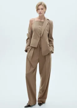 MANGO Kamizelki*Garniturowa kamizelka z wełny