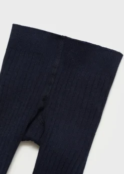 Dzieci MANGO Skarpetki I Rajstopy*Getry z prążkowanej dzianiny