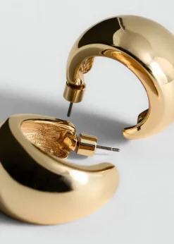 MANGO Biżuteria*Grube kolczyki koła