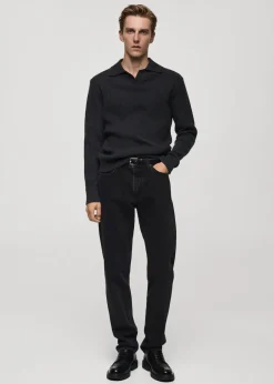 MANGO Spodnie|Dżinsy*Jeansy Bob regular fit czarne