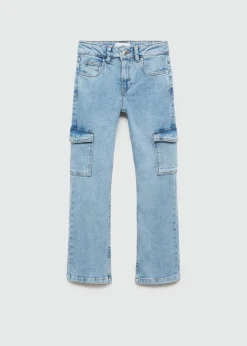 Dzieci MANGO Dżinsy*Jeansy cargo