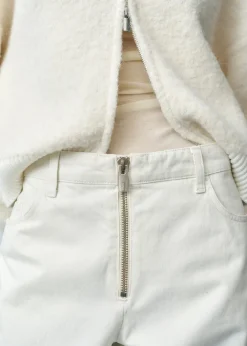 MANGO Dżinsy*Jeansy z szerokimi nogawkami i zamkiem