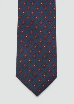 MANGO Akcesoria|Krawaty, Muszki I Chusteczki Do Nosa*Jedwabny krawat geometryczny deseń