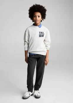 Dzieci MANGO Joggersy*Joggery z elastycznym pasem