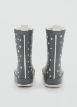 Dzieci MANGO Buty*Kalosze w gwiazdki